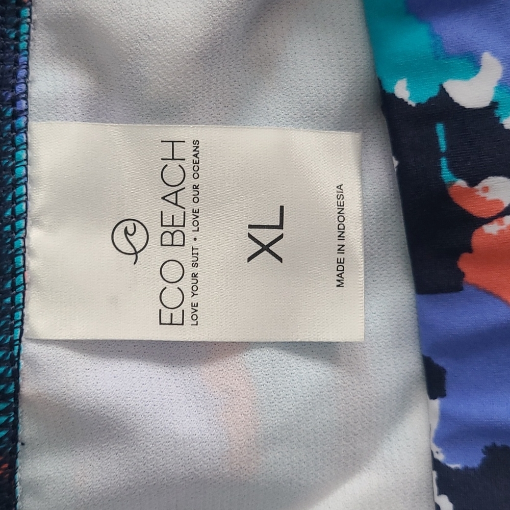 Eco Beach Swim Hipster. NWT Size XL. Multicolor - Picture 3 of 6